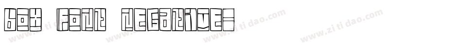 Box Font Negative字体转换
